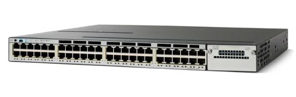 CISCO used Switch Catalyst WS-C3750X-48T-L, 48x 10/100/1000 Ports